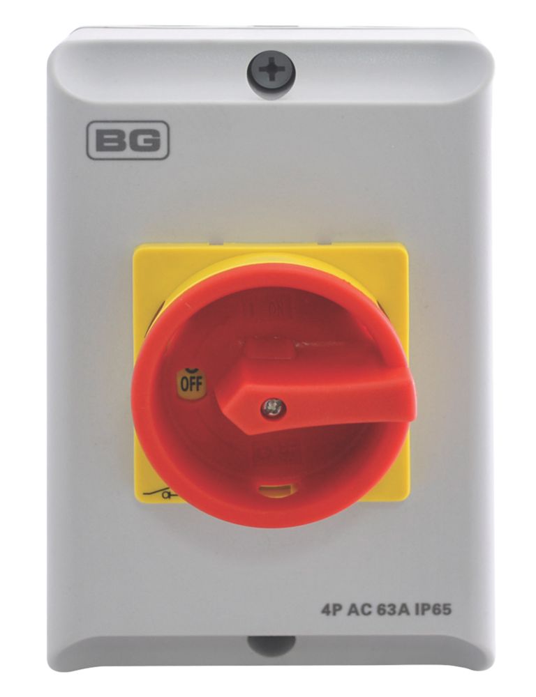 British General CPRSD463 63A four-pole rotary isolator switch