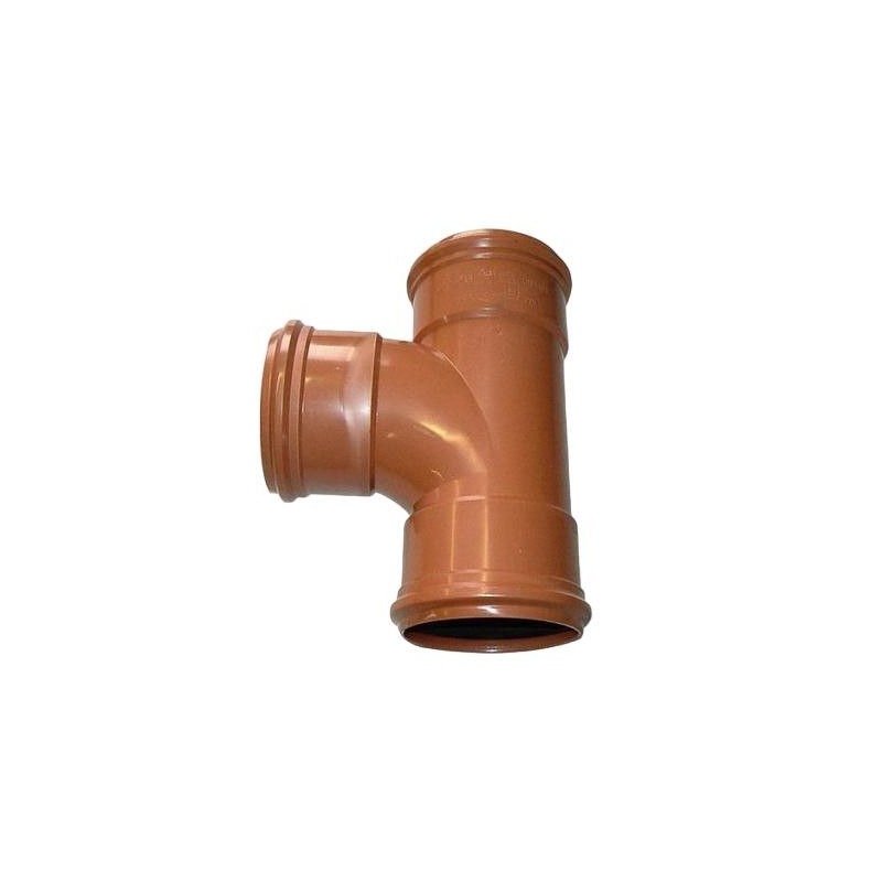 Double socket underground drainage junction
