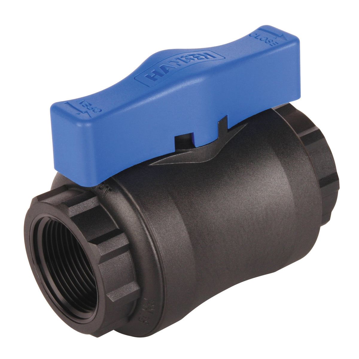 Black 2-inch BSPT lever ball valve