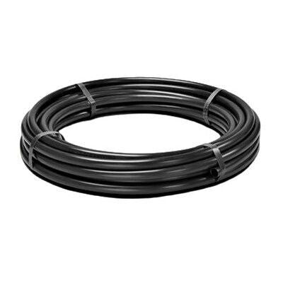 Solid Pipe 16mm x 50M Black Irrigation Pipe - 4 Bar