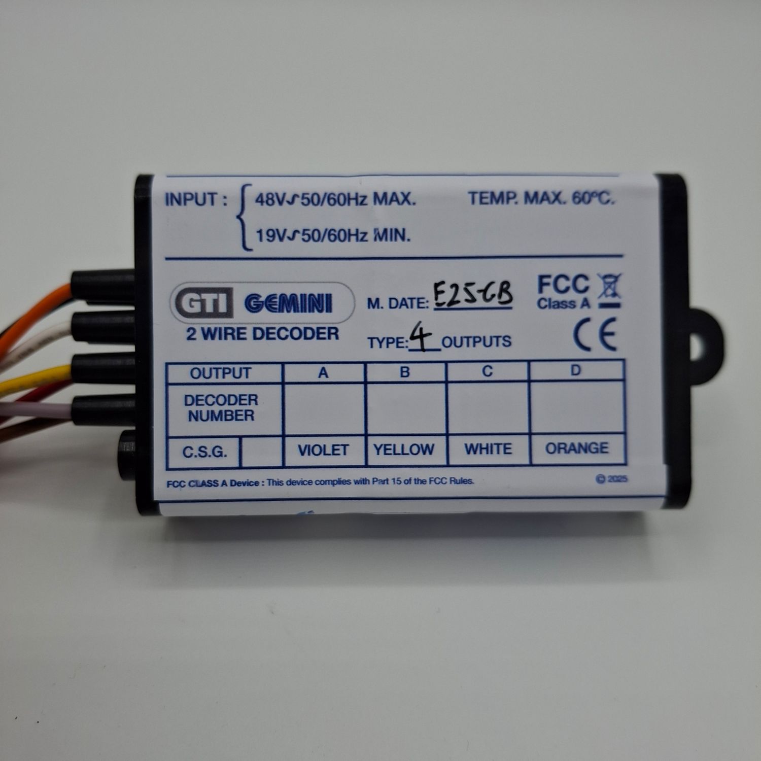 Bailoy Gemini Two Wire 4 Station Decoder