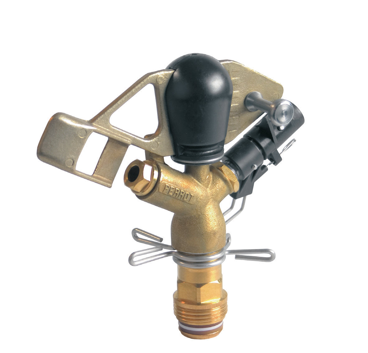 Perrot ZK 30 W part-circle impact sprinkler with brass body and male inlet