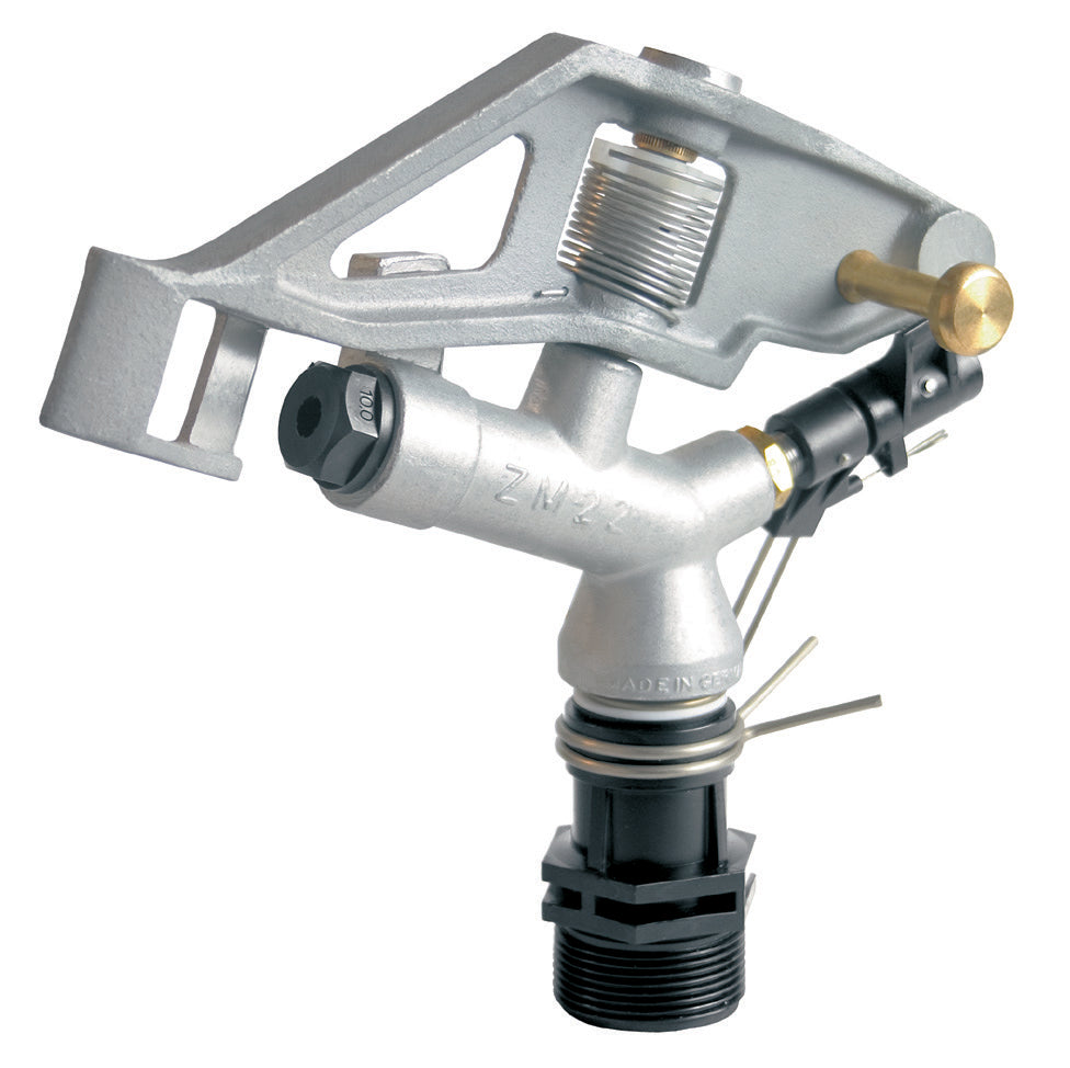 Perrot ZM 22 W part-circle impact sprinkler with metal body and male inlet