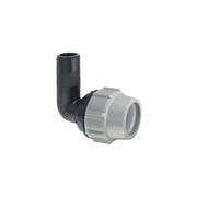 Plasson 90-degree elbow adaptor for PE water pipe