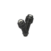 Plasson Y fitting with male threaded offtake for PE pipe