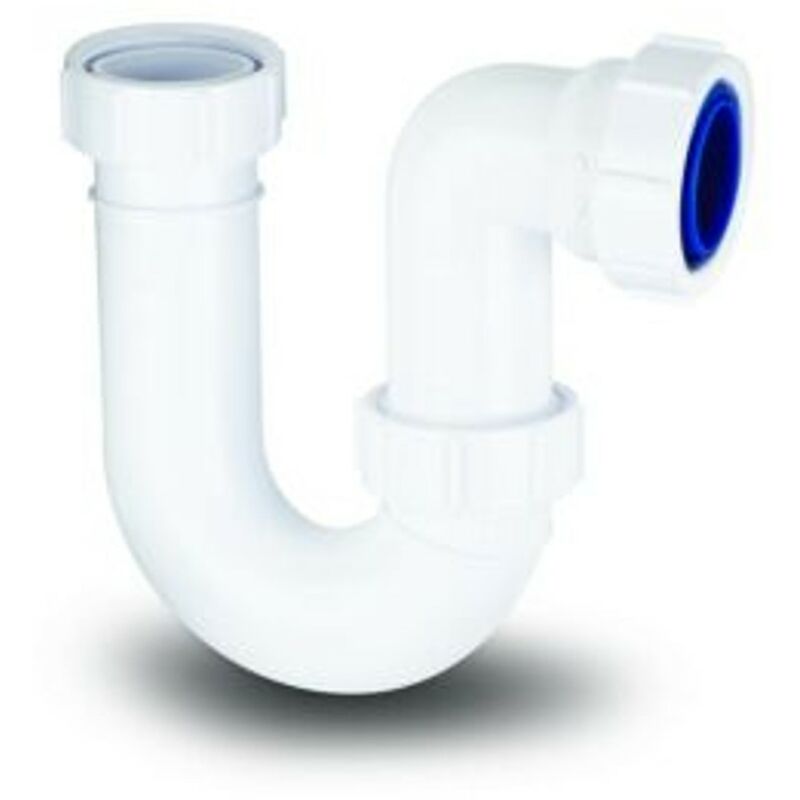 Polypipe WT52 32 mm tubular swivel P-trap with 75 mm water seal