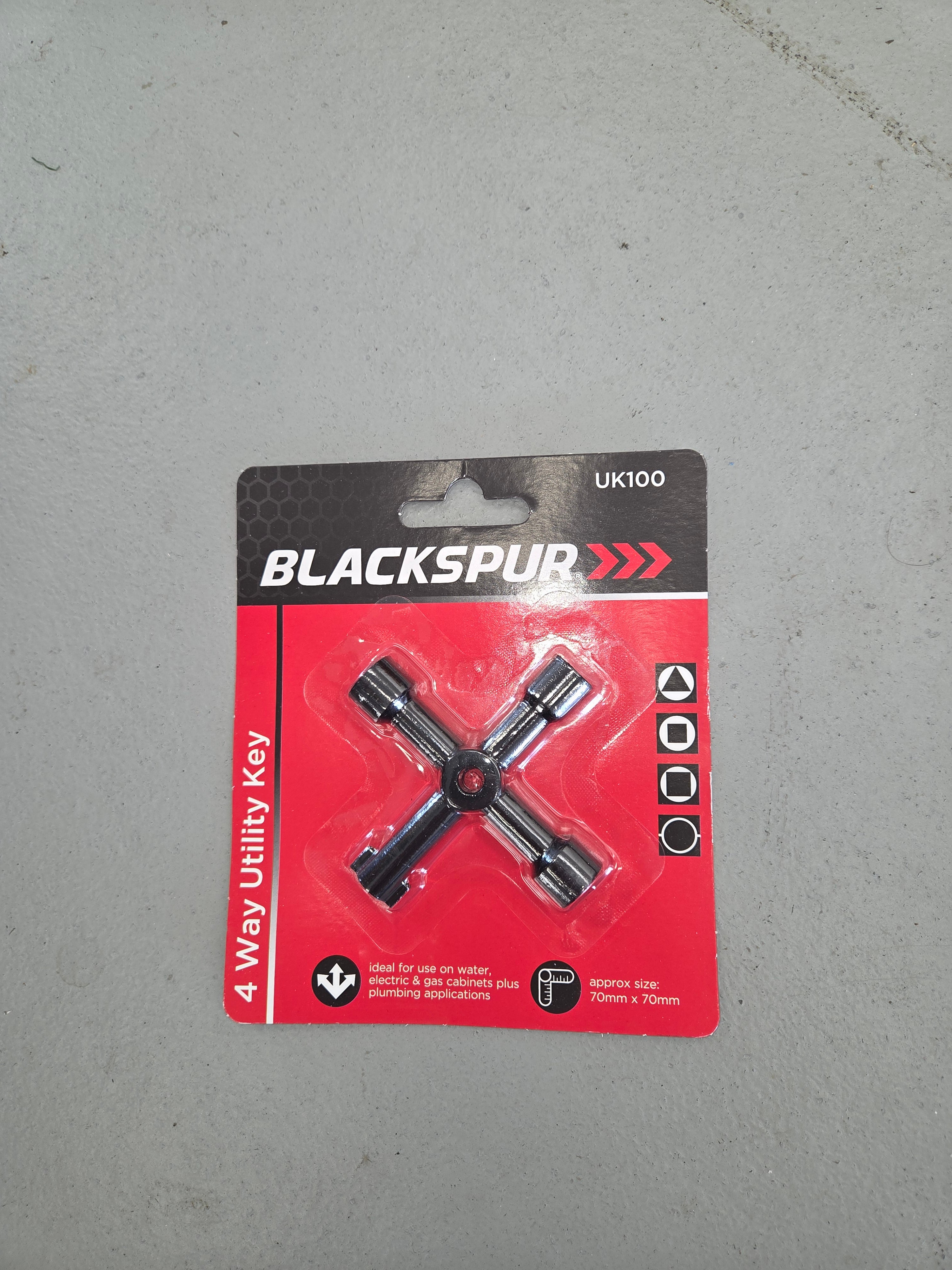 Blackspur 4 Way Utility Key