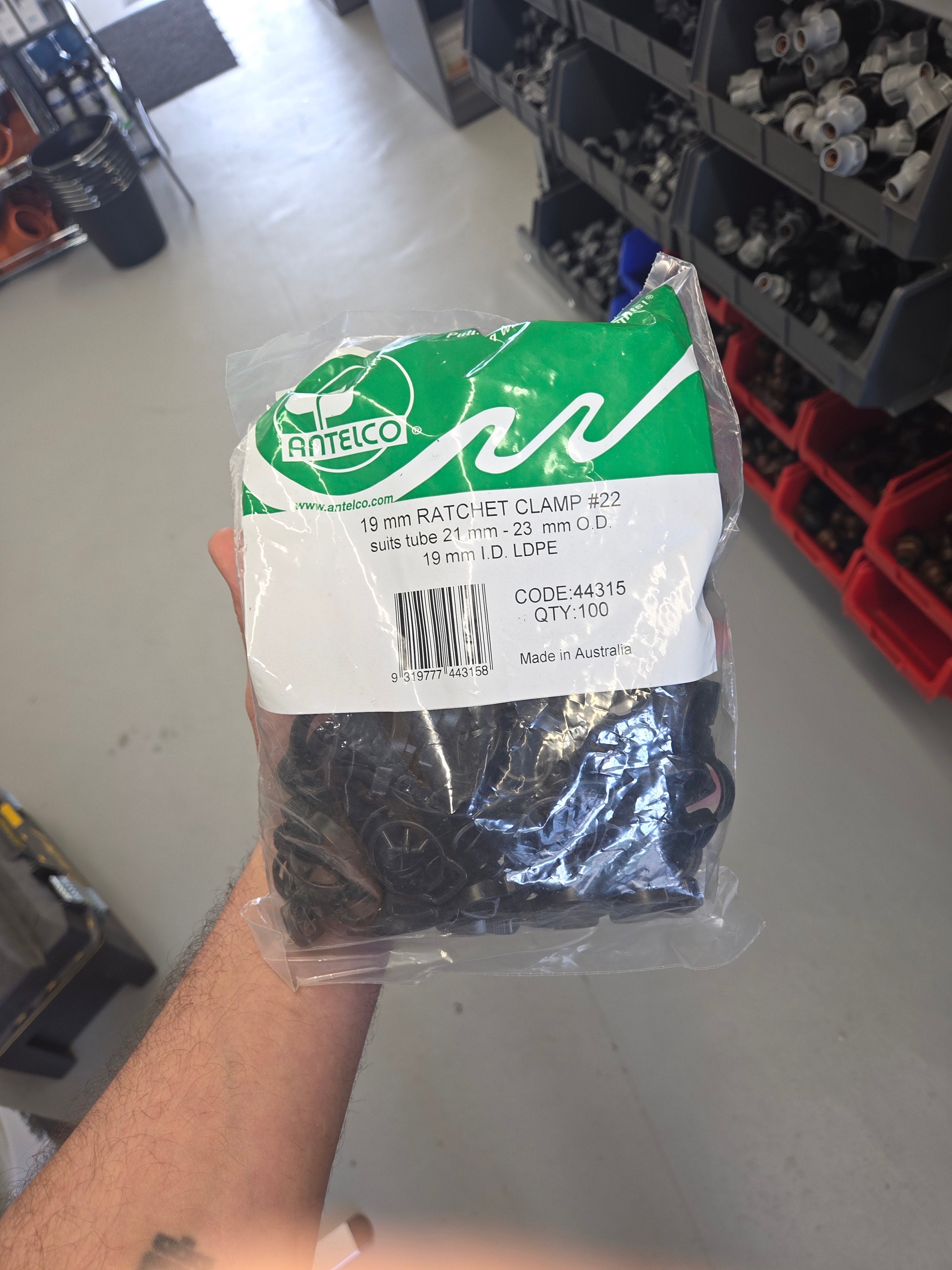 Antelco Ratchet Clamp (Bag of 100)