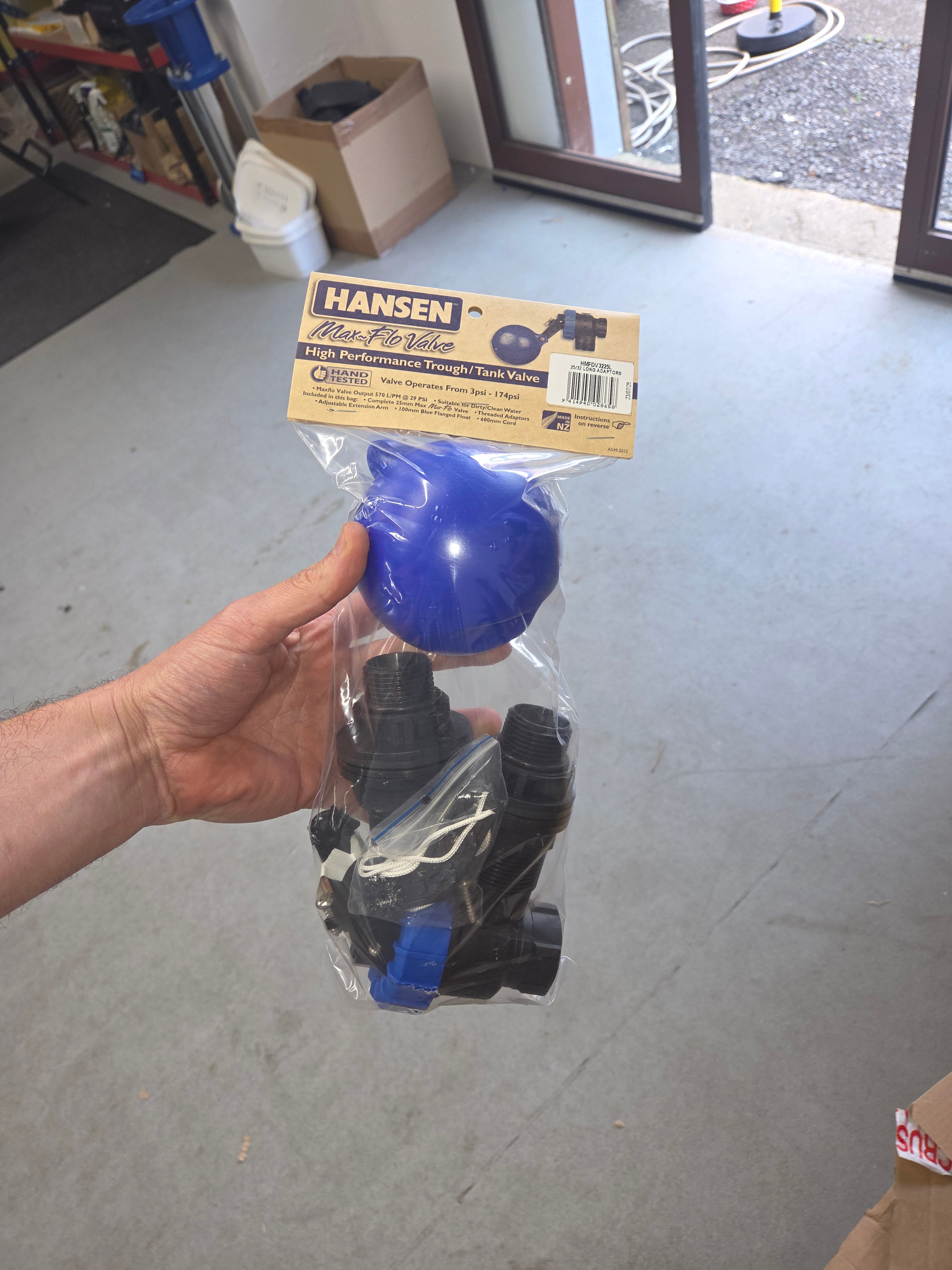 Hansen Maxi-Flo Valve