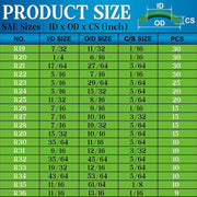Supplier reference Green automotive O-ring kit. One selected part or sheet is supplied; assortment kit not included.