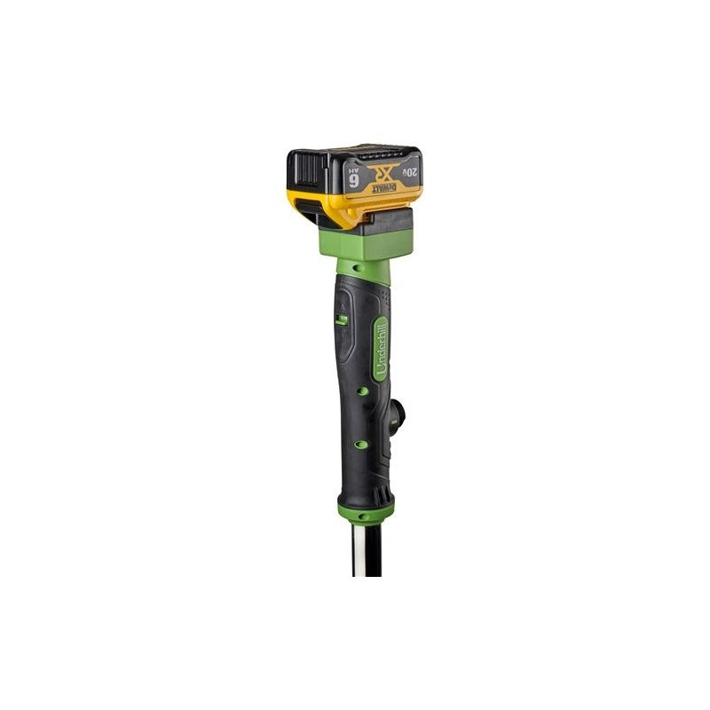 Underhill Power Gulp pump with cordless-tool battery fitted