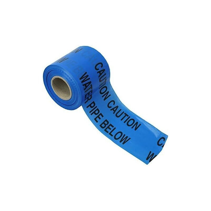 Blue water hazard warning marker tape
